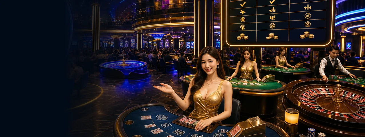 So sánh bàn live theo luật và giới hạn